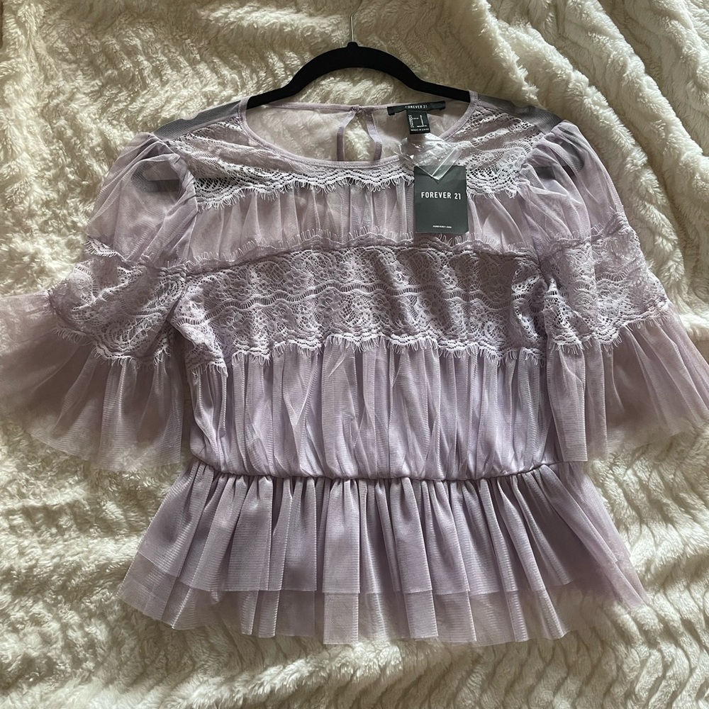 Super Unique Pastel Purple Blouse💜